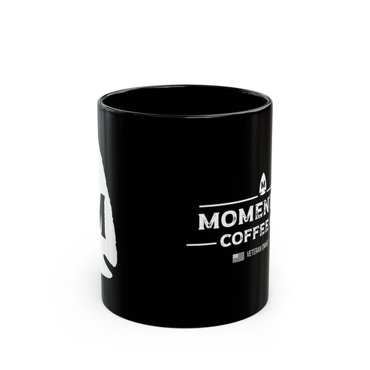 Momentum Coffee Co. Black Mug — Veteran-Owned 11oz/15oz Ceramic Coffee Cup