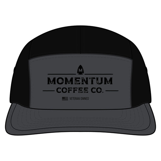 Momentum Coffee Co. Two-Tone Nylon Cap — Veteran-Owned Coffee Logo Hat
